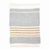 The Belgian towel 110x180cm, Ash Stripe