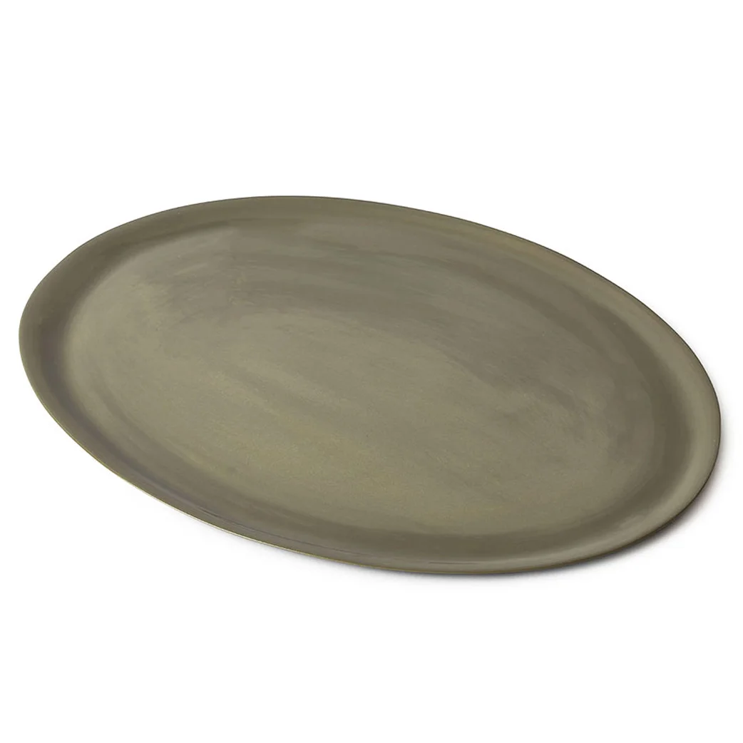 KRUM Plate Large, Clay