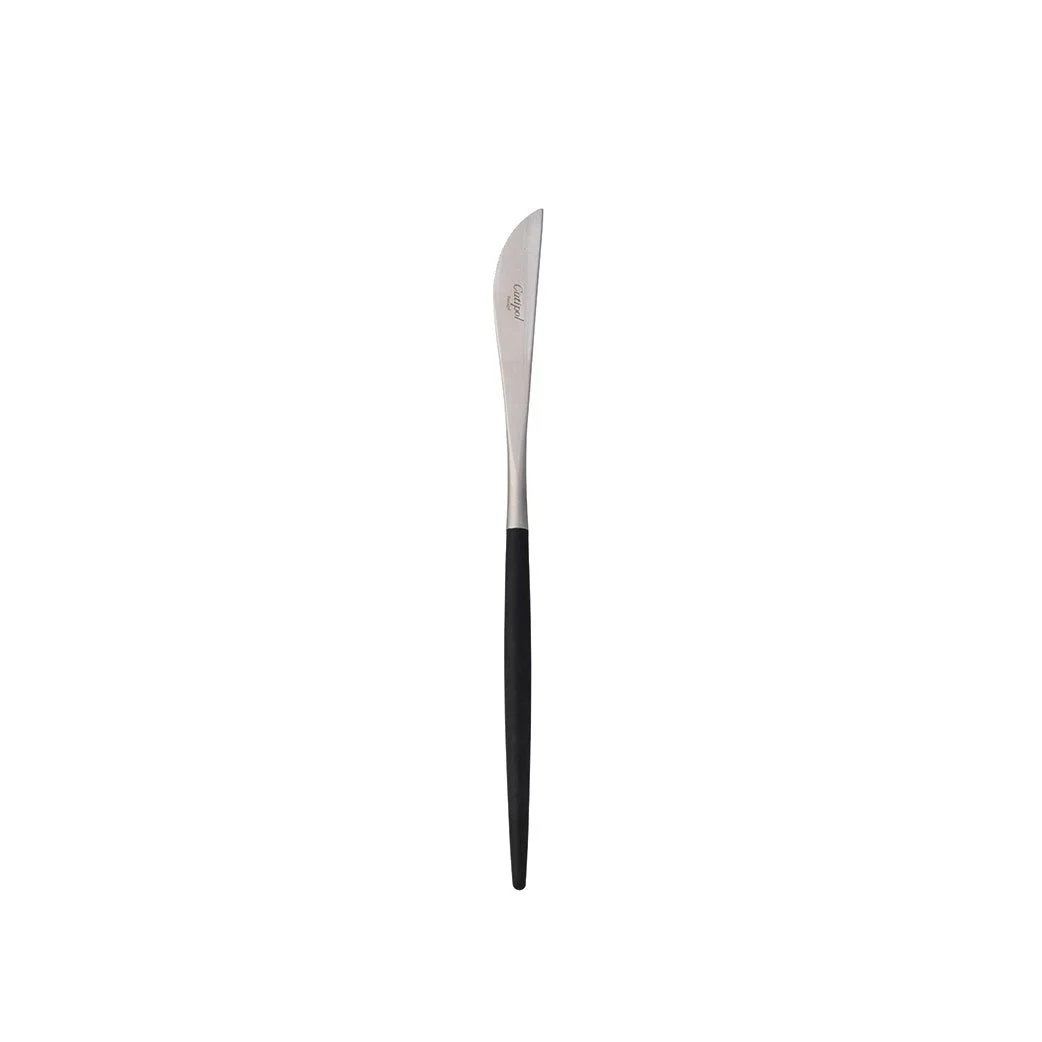 GOA Black-Steel Dessert Knife