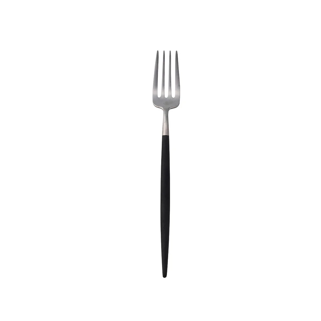 GOA Black-Steel Dessert Fork