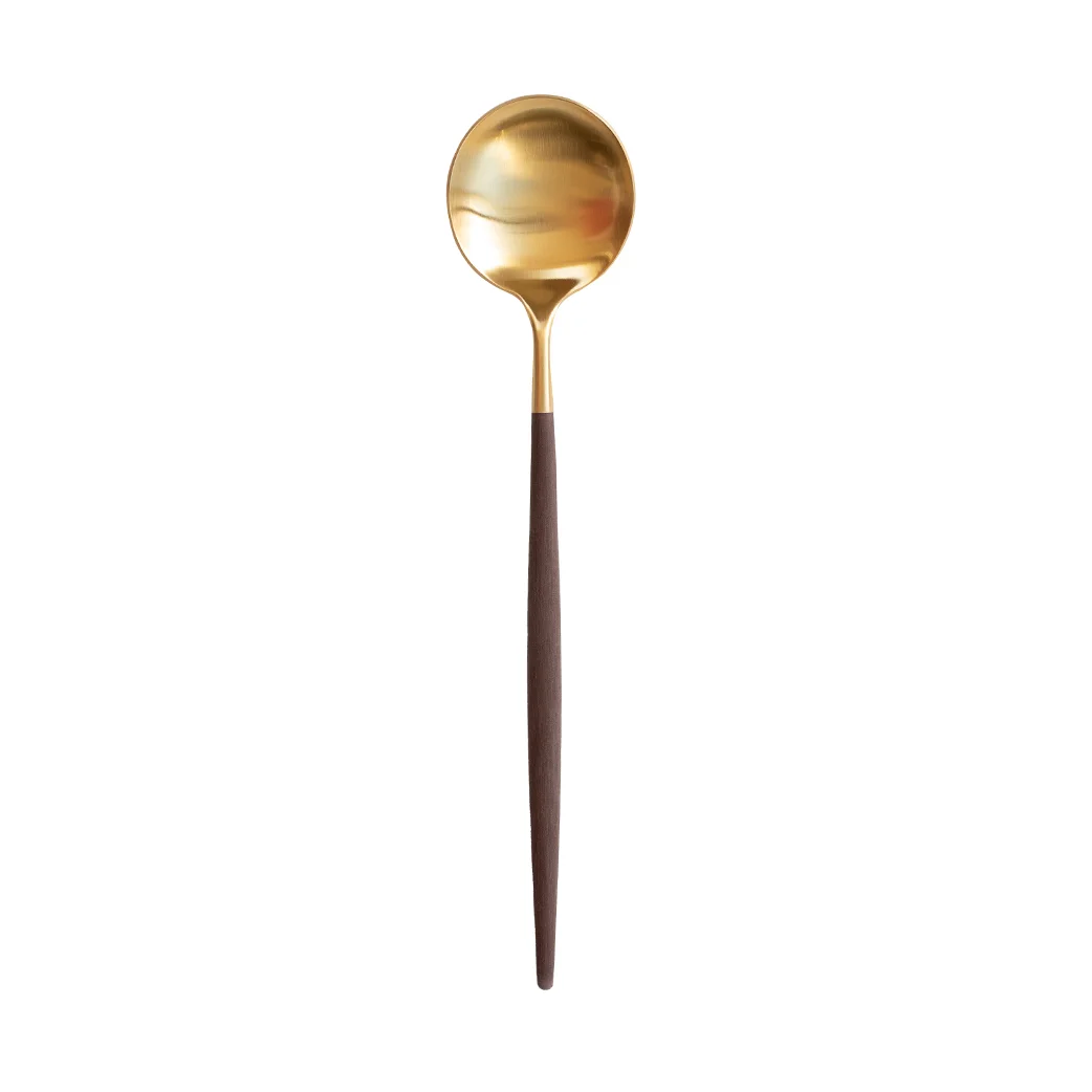 GOA Brown-Gold Serving spoon