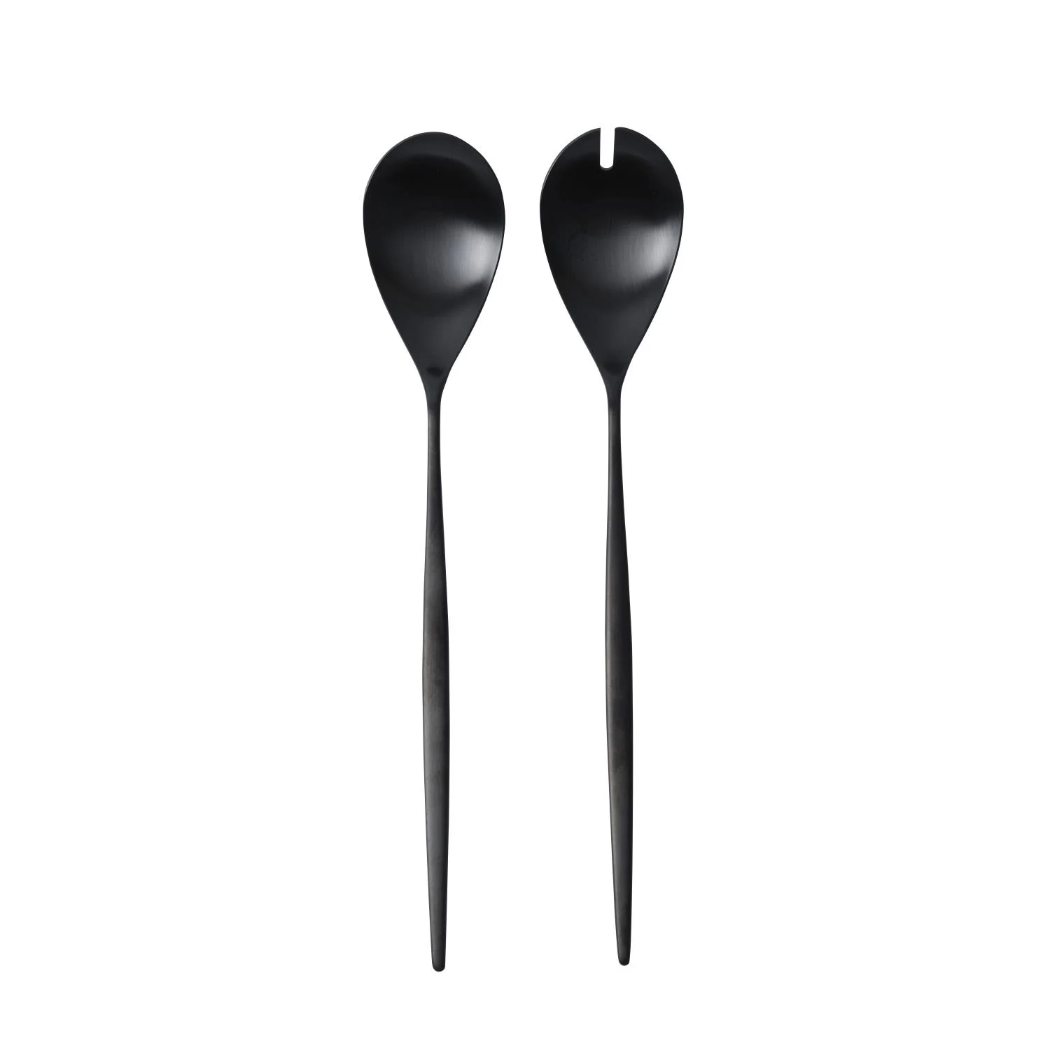 MOON Black Salad Cutlery