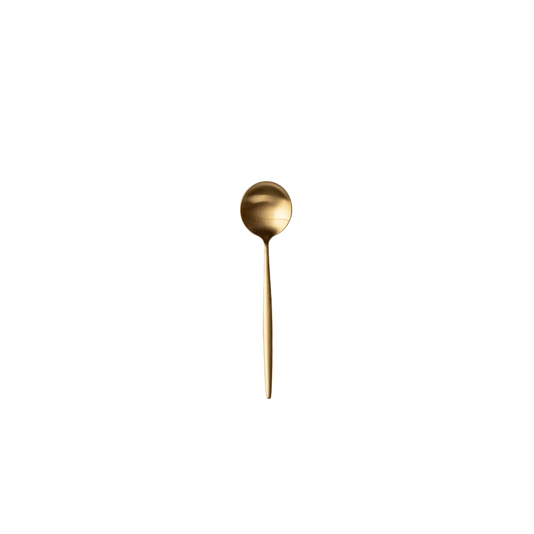 MOON Gold Dessert spoon