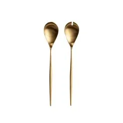 MOON Gold Salad cutlery