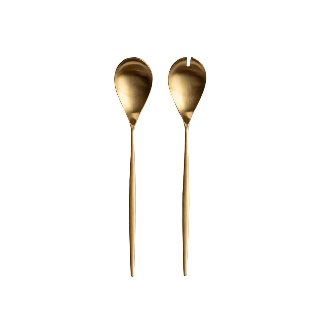 MOON Gold Salad cutlery
