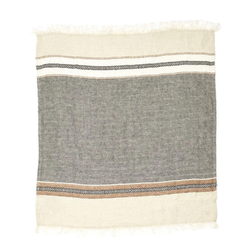 The Belgian towel 110x180cm, Beewax stripe