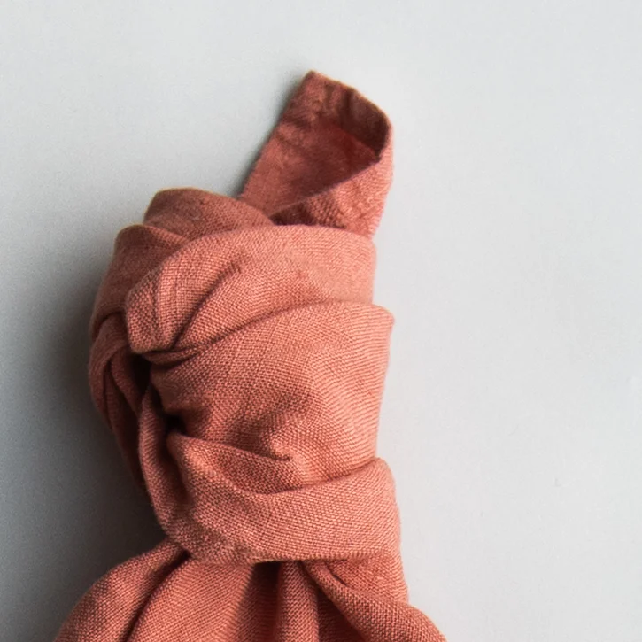 Linen napkin, Peach