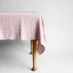 Alternative view of Linduk, Parma Orange Checks 140 x 250 cm