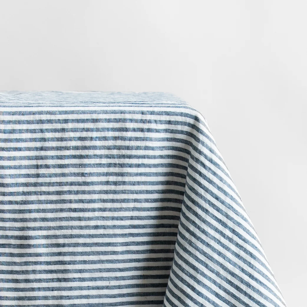 Linduk, Duck Blue white stripe 160x 300 cm - Bilde 2