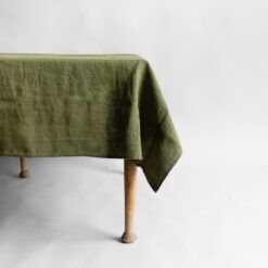 Linen cloth, Moss Green 140x 250 cm