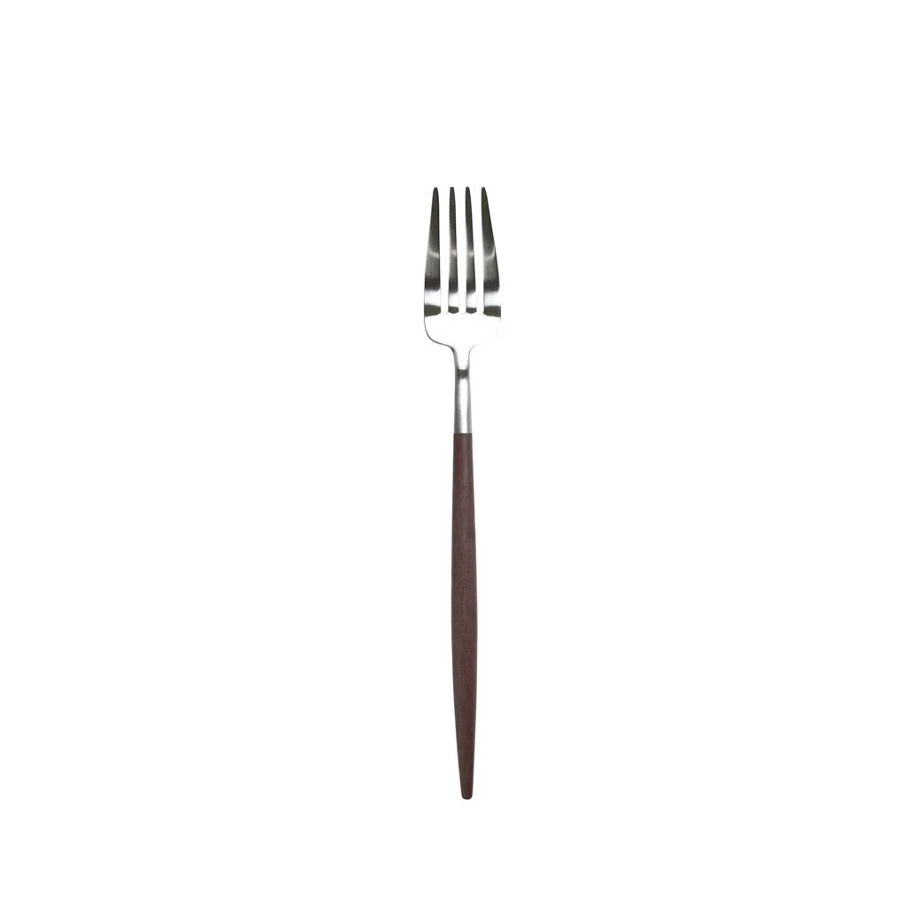 GOA Brown-Steel Dessert Fork