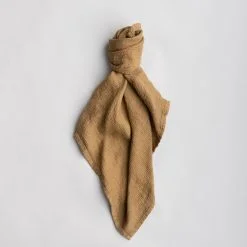 Linen napkin, Curry waffle pattern