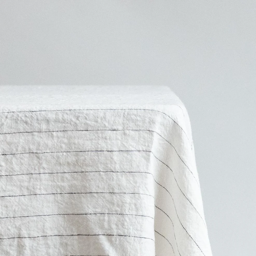 Linen cloth, Tennis stripe 140 x 250 cm