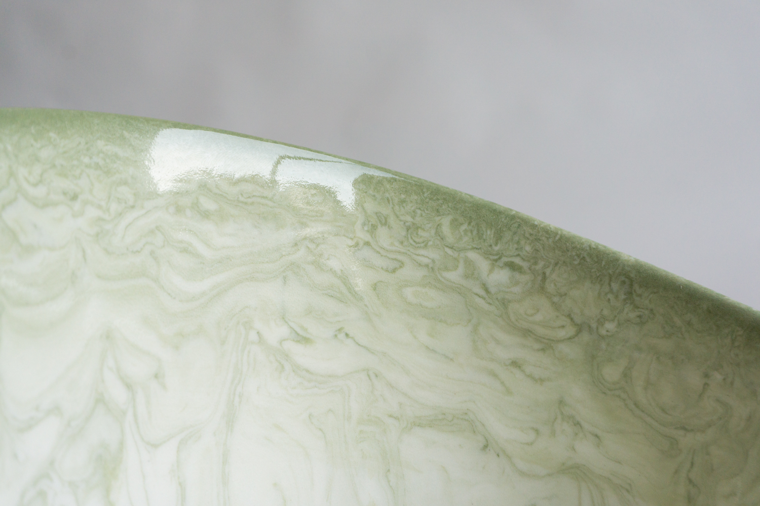 SKRÅ Vase Liten, Marmorert grønn - Bilde 3