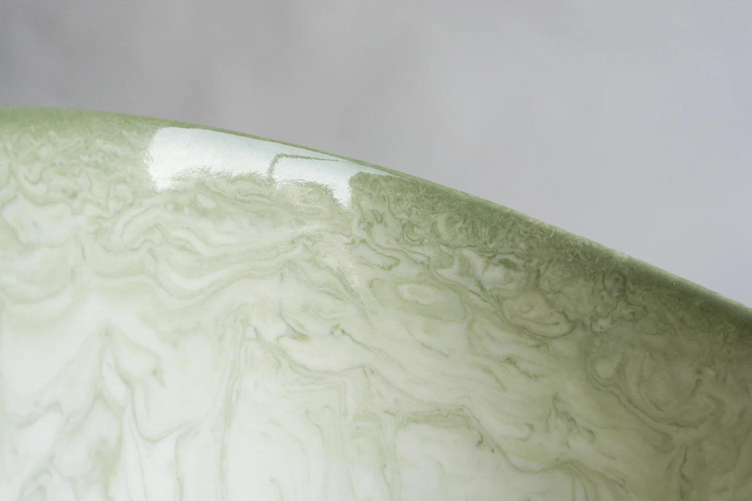 SKRÅ Vase Small, Marbled green - Image 3
