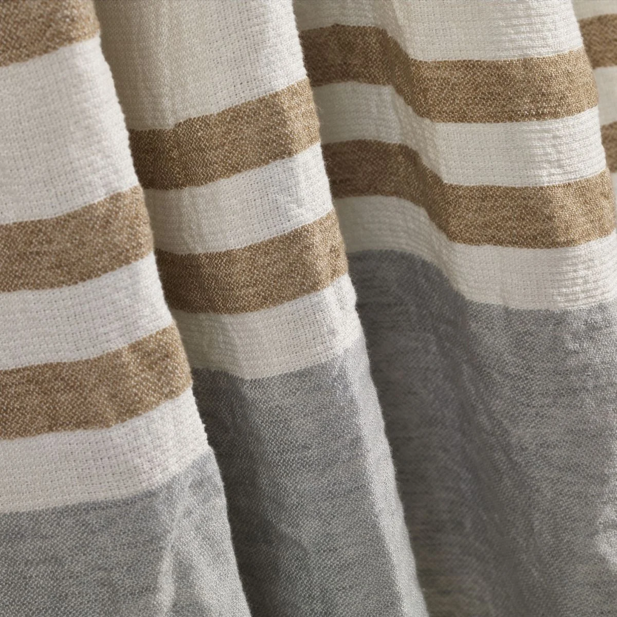 The Belgian towel 110x180cm, Ash Stripe - Bilde 3