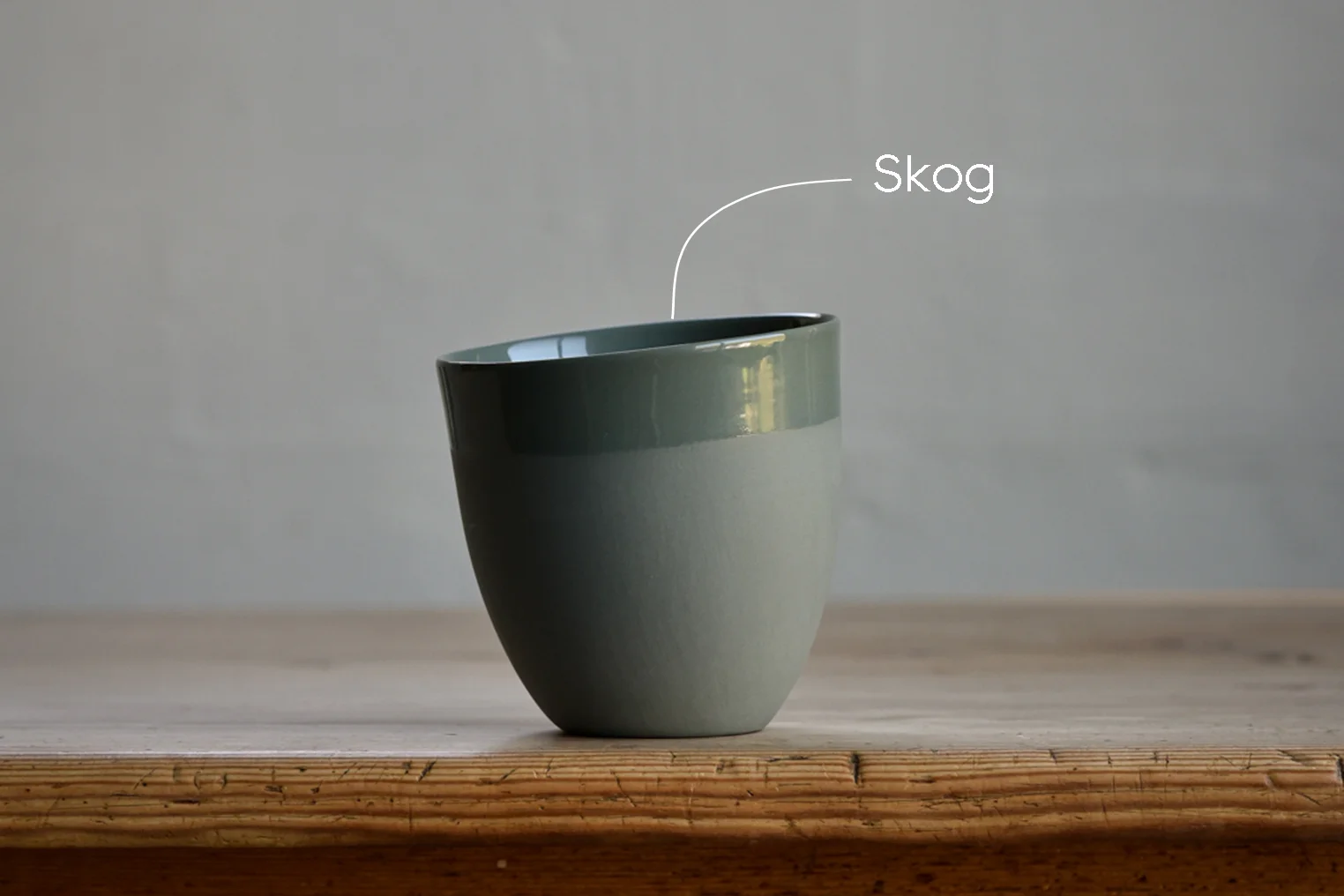 KRUM Coffee cup 6 pack. Green - Image 3