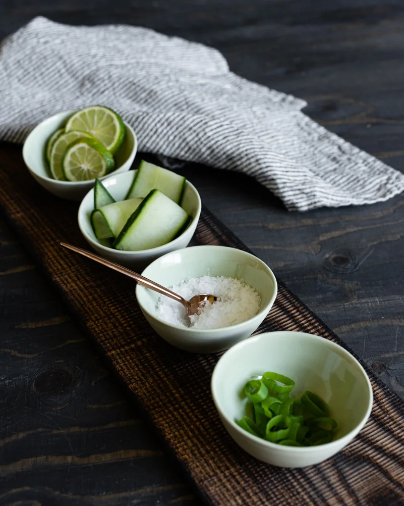 Dip bowl set of 4, Green - Image 4
