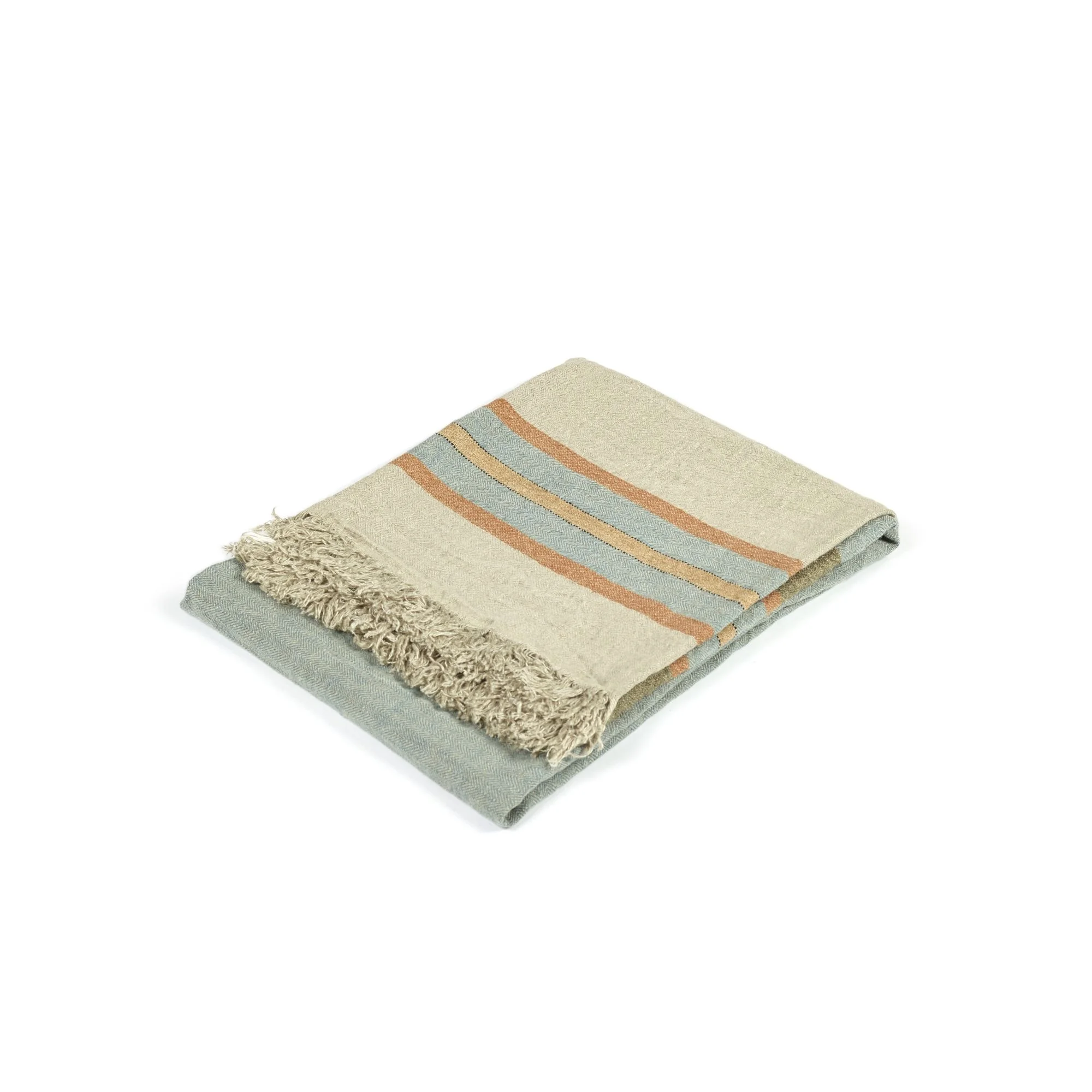 The Belgian towel 110x180cm, Multi Stripe - Picture 3