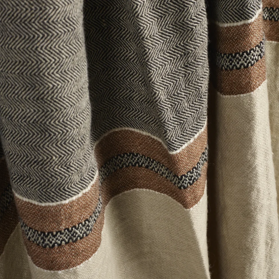 The Belgian towel 110x180cm, Beewax stripe - Image 2