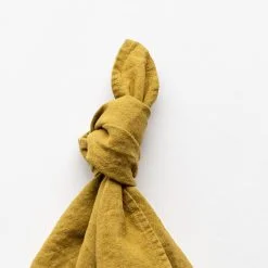 Linen napkin Tabacco, 45x45