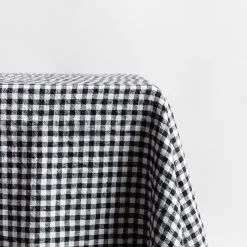 Linduk, Black Gingham 140x 250 cm