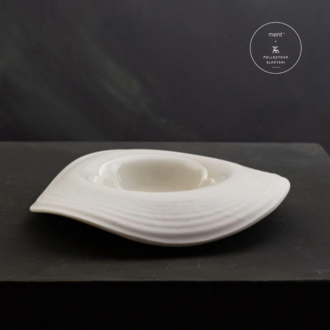 ment® + Slakteriet ROSENKRANS bowl, Bone white