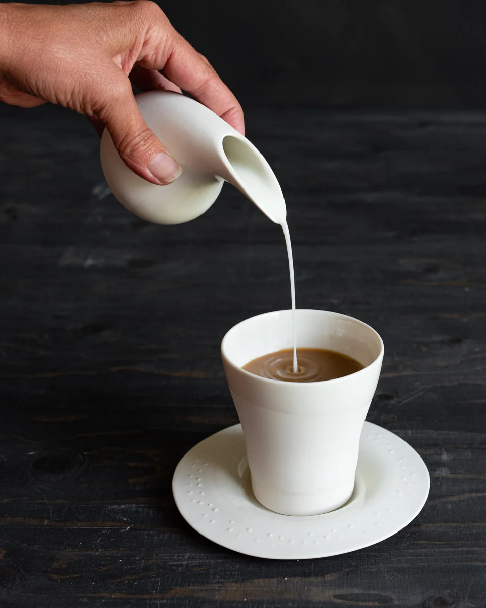 ment® + Slakteriet VILT kaffekopp og PERLE skål, Benhvit - Bilde 2