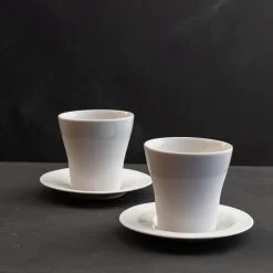 ment® + Slakteriet VILT kaffekopp og PERLE skål, Benhvit - Bilde 6
