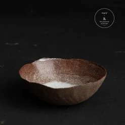 ment® + Slakteriet BEN bowl, Reddish brown-white