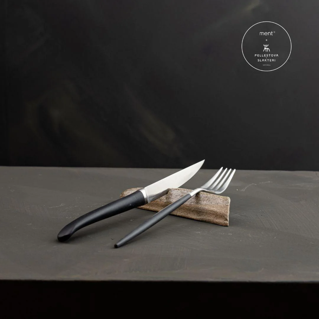 ment® + Slakteriet TAGG bestikkhviler, Gråbrun