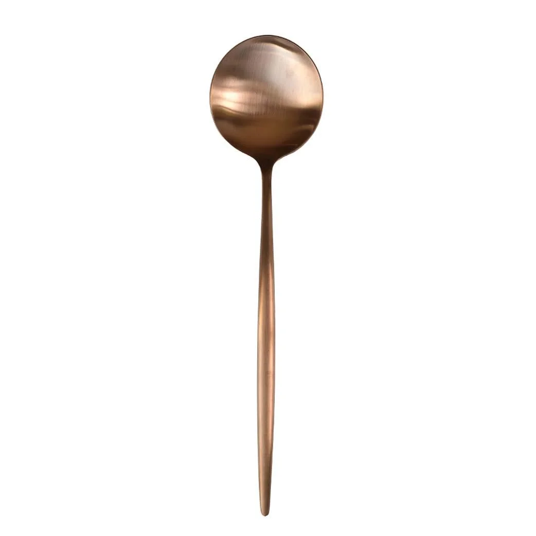 MOON Copper serving spoon