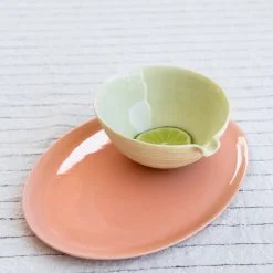 Alternative view of KRUM Plate Small, Coral