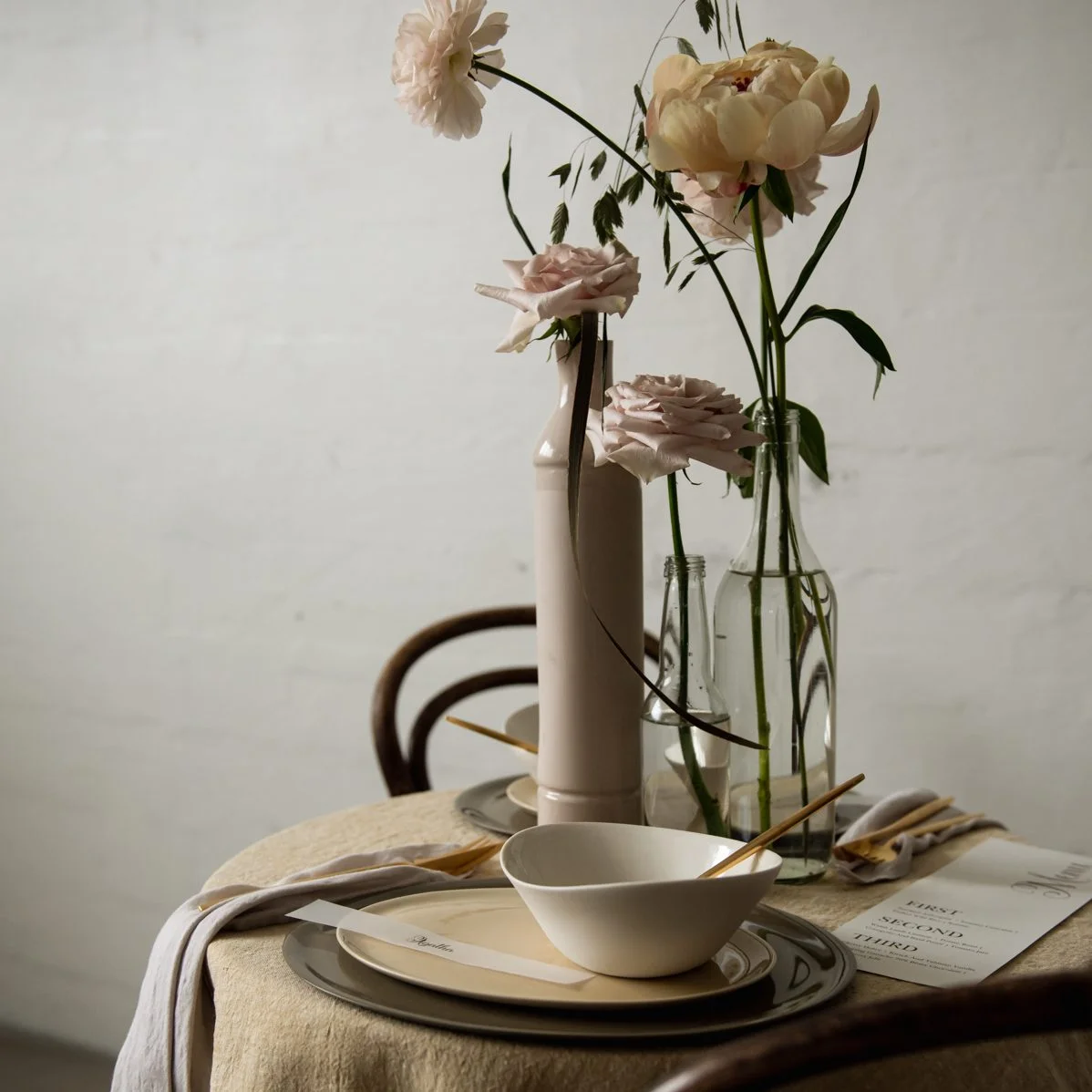 Dinner tableware, Golden company - Image 4