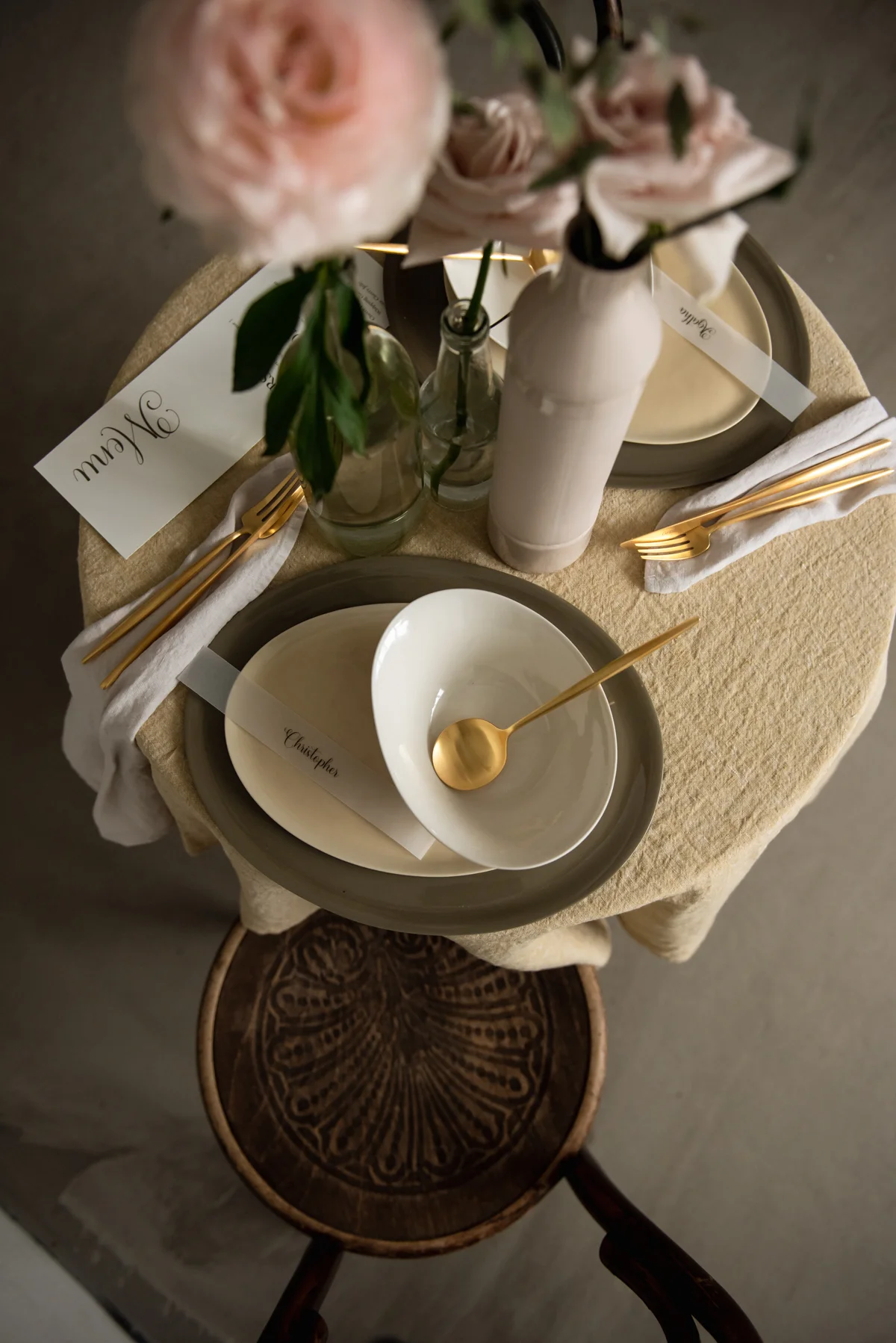 Dinner tableware, Golden company - Image 3