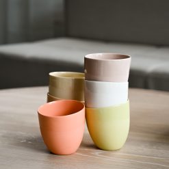 KRUM Kaffekopp 6 pk. Pastell