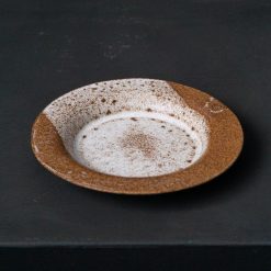 ment® + Slakteriet VIDDE tallerken, Brun-hvit