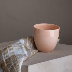 Kopp og serviett, korall