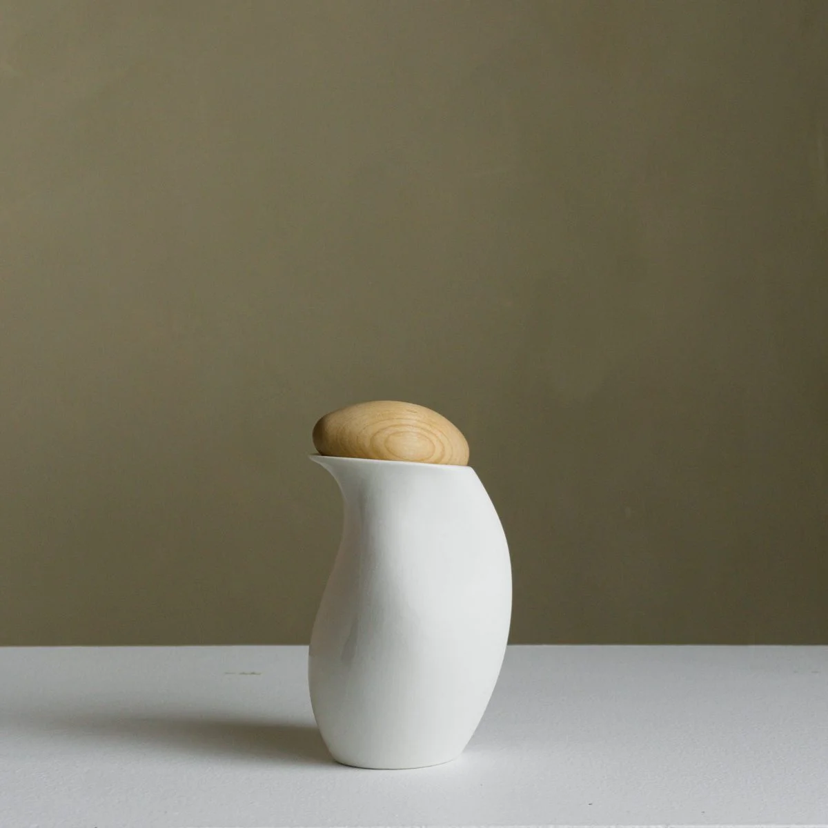 FRØ Sauce jug with cork, White - Image 2