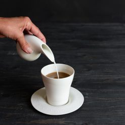 Alternative view of ment® + Slakteriet RYPE melkeskvett, Benhvit