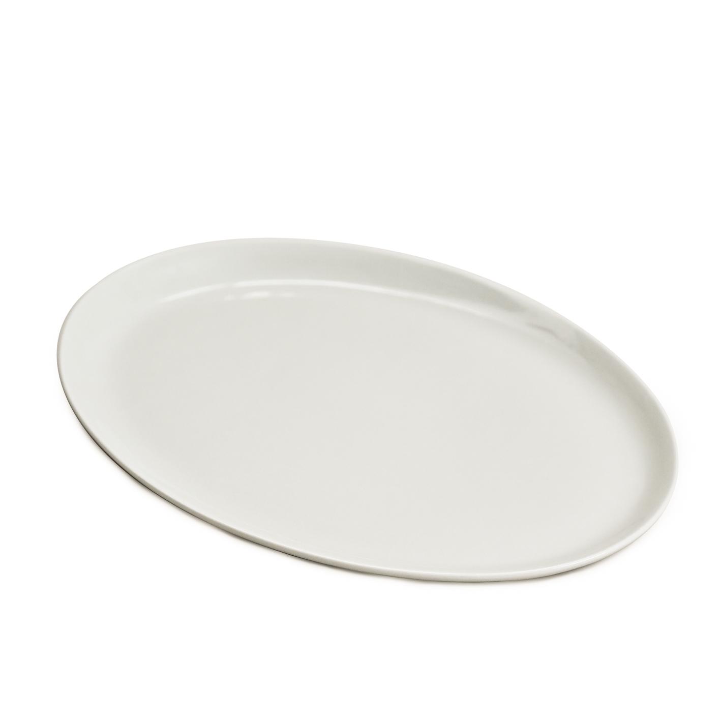 KRUM Tallerken Medium, Hvit