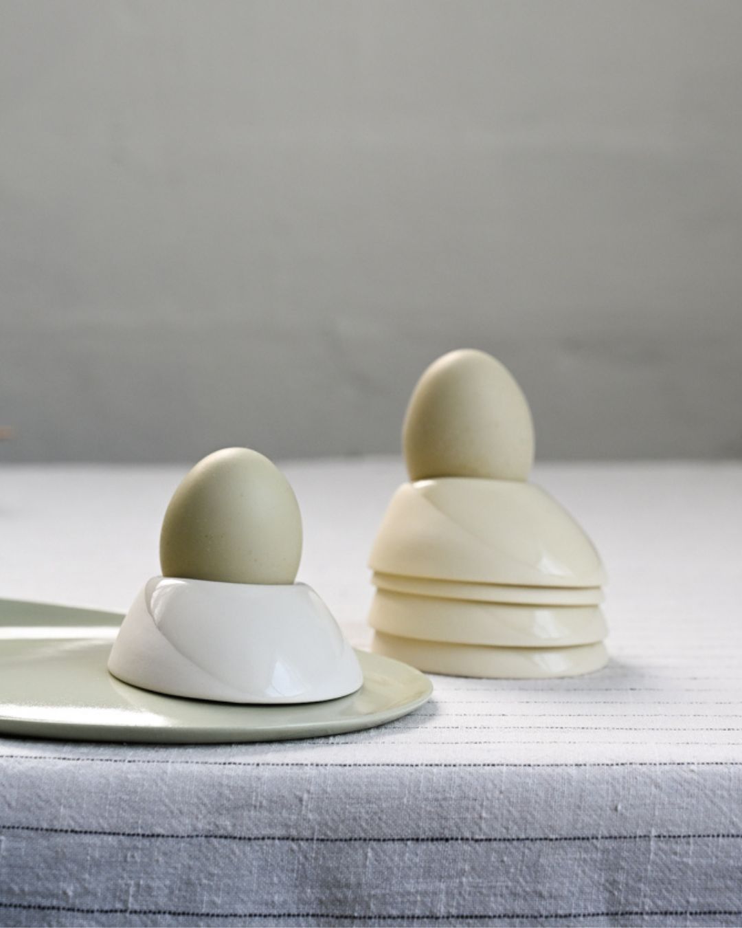 KRUM Eggeglass stor, Hvit - Bilde 3