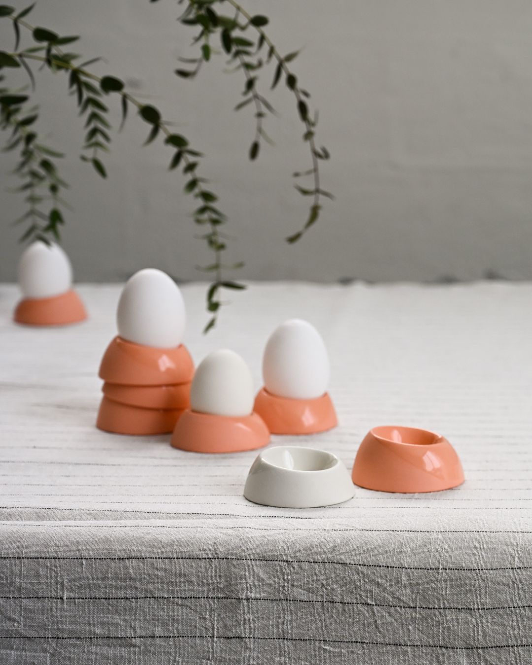 KRUM Eggeglass liten, Korall - Bilde 4