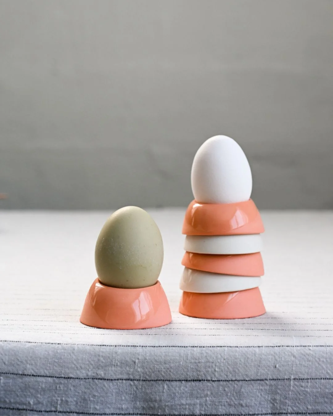 KRUM Egg glass small, Coral - Image 6