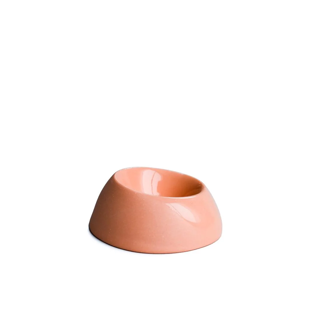 KRUM Egg glass small, Coral
