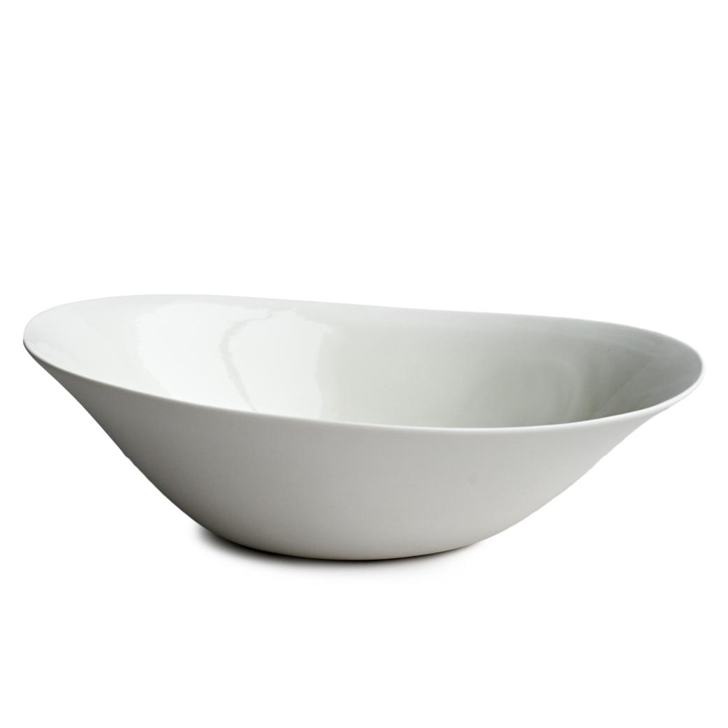 KRUM Serveringsbolle, Hvit