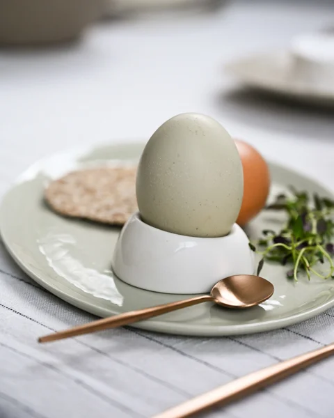 KRUM Eggeglass liten, Hvit - Bilde 2