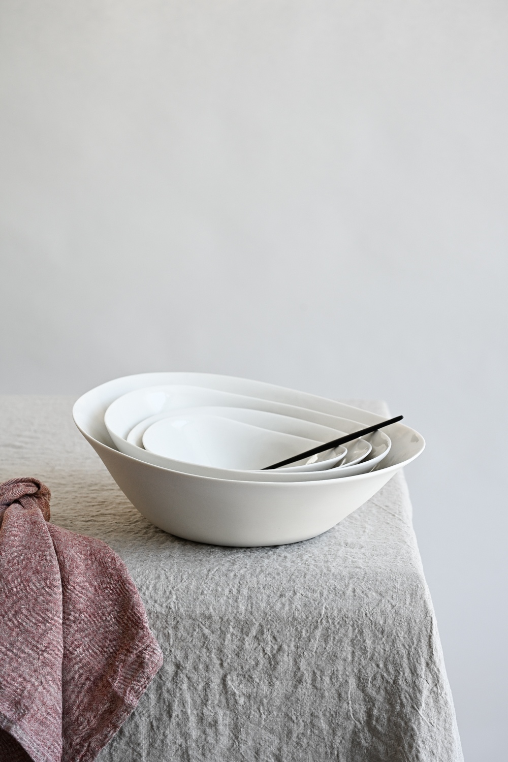 KRUM Serveringsbolle, Hvit - Bilde 2