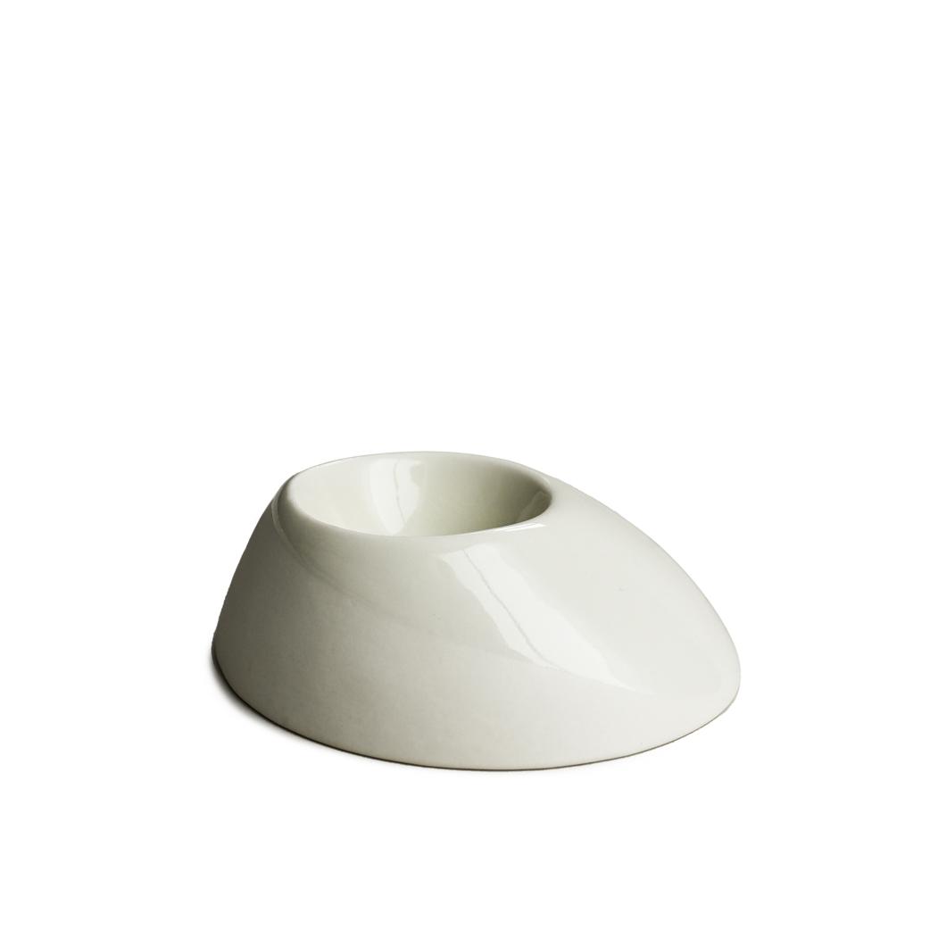 KRUM Eggeglass stor, Hvit