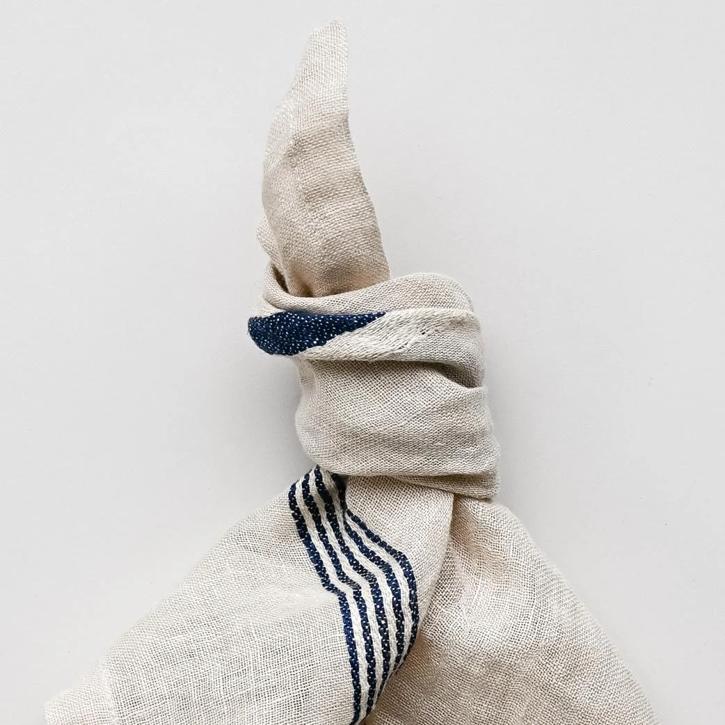 Linserviett, 42 x 42 cm, Andros stripe